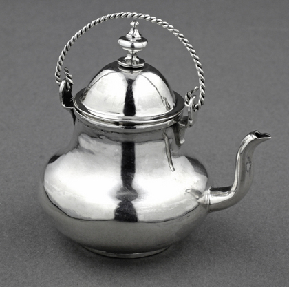 18th Century Dutch Silver Miniature Tea Kettle - Frederik van Strant II